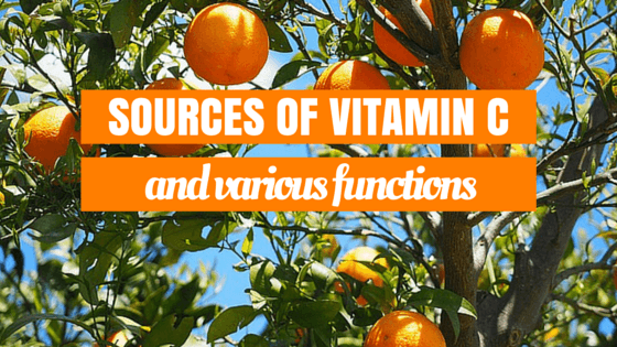 Sources Of Vitamin C And Various Functions