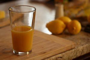 juice in orange fruit