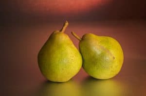 fruits high in fiber pear