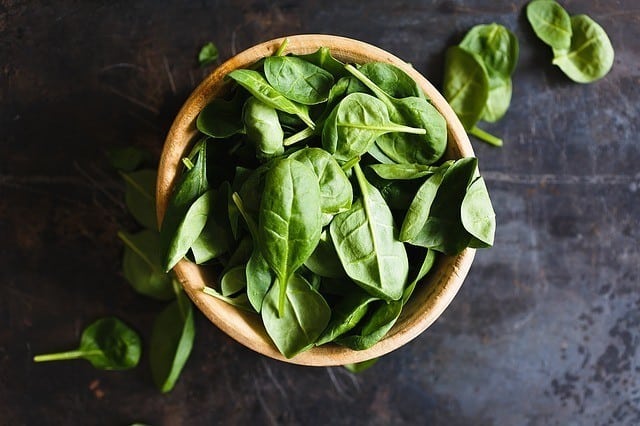 spinach high in Vitamin K