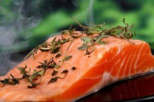 salmon lower cholesterol