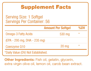 ARIIX Omega-Q Supplement Facts