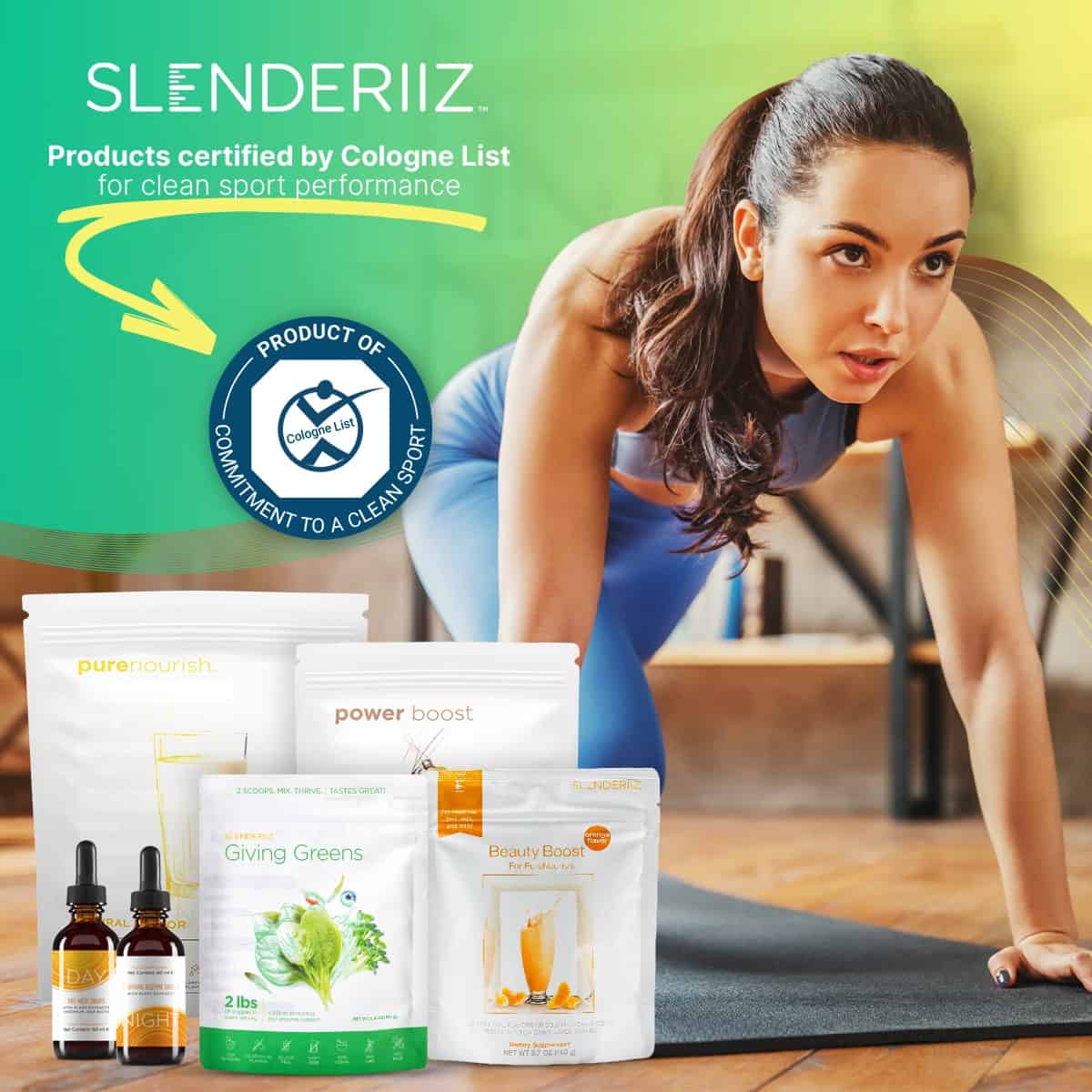 Slenderiiz Products Certified by Cologne List